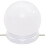 VidaXL (white) vidaXL Dressing Table Makeup Vanity Desk Cosmetic Table with LED Lights Black 19