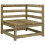 VidaXL vidaXL Garten-Ecksofa 70x70x67 cm Kiefernholz Imprägniert 9