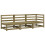 VidaXL vidaXL Gartensofa 3-Sitzer Kiefernholz Imprägniert 11