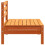 VidaXL vidaXL Garden Sofas Armless Outdoor Sofas 4 pcs Wax Brown Solid Wood Pine 14