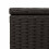 VidaXL vidaXL Gartentruhe mit Rollen Schwarz 190L Poly Rattan 9