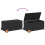 VidaXL vidaXL Gartentruhe mit Rollen Schwarz 190L Poly Rattan 7
