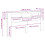 VidaXL (sonoma oak) vidaXL LED Headboard Bed Header Bedroom Storage Bed Headboard Engineered Wood 14