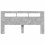 VidaXL (concrete grey) vidaXL LED Headboard Bed Header Bedroom Storage Bed Headboard Engineered Wood 15