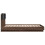 VidaXL vidaXL Bed Frame with Headboard Bed Brown Oak Small Double Engineered Wood 13