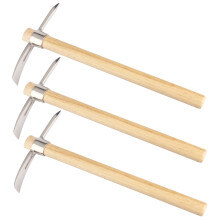 3 PCS 16 Inch Mattock Pick Axe, Stainless Steel Pick Mattock Hoe, Garden Pick for Weeding, Loosening Soil