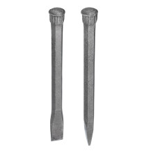 1set Masonry Chisel for Rock 13.8' Flat Head 14.6' Pointed Head