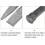 1set Masonry Chisel for Rock 13.8' Flat Head 14.6' Pointed Head 3