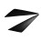 Car Front Headlight Light Eyebrow Light Eyelid Eyebrow Resin Trim for Rohens Coupe 2008-2010 3