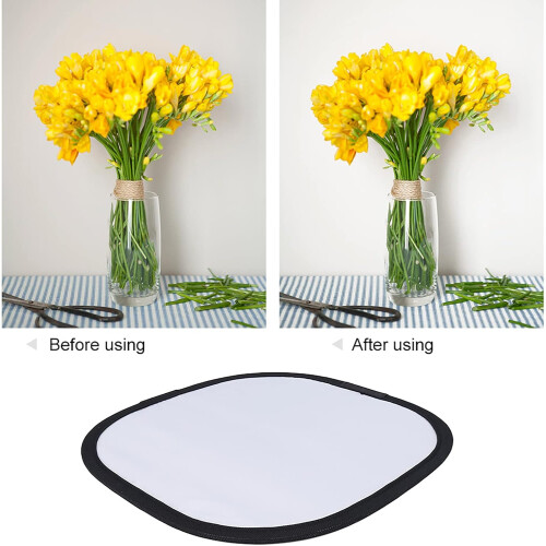 Grey White Balance Focus Card, Grey Reference Reflector with Carrying Bag, Reference Reflector Focus Board for Photography 2