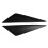 Car Front Headlight Light Eyebrow Light Eyelid Eyebrow Resin Trim for Rohens Coupe 2008-2010 1