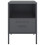 VidaXL vidaXL Bedside Cabinets Nightstand Bed Table Side Table 2 pcs Anthracite Steel 6
