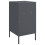 VidaXL vidaXL Bedside Cabinets Nightstand Bed Table Side Table 2 pcs Anthracite Steel 8