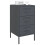 VidaXL vidaXL Bedside Cabinets Nightstand Bed Table Side Table 2 pcs Anthracite Steel 5