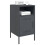 VidaXL vidaXL Bedside Cabinets Nightstand Bed Table Side Table 2 pcs Anthracite Steel 5