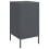 VidaXL vidaXL Bedside Cabinets Nightstand Bed Table Side Table 2 pcs Anthracite Steel 8