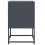 VidaXL vidaXL Bedside Cabinets Nightstand Bed Table Side Table 2 pcs Anthracite Steel 7