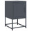 VidaXL vidaXL Bedside Cabinets Nightstand Bed Table Side Table 2 pcs Anthracite Steel 6