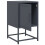 VidaXL vidaXL Bedside Cabinets Nightstand Bed Table Side Table 2 pcs Anthracite Steel 10