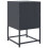 VidaXL vidaXL Bedside Cabinets Nightstand Bed Table Side Table 2 pcs Anthracite Steel 8