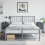 VidaXL vidaXL Bedside Cabinets Nightstand Bed Table Side Table 2 pcs Anthracite Steel 8