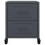 VidaXL vidaXL Bedside Cabinets Nightstand Bed Table Side Table 2 pcs Anthracite Steel 15