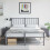 VidaXL vidaXL Bedside Cabinets Nightstand Bed Table Side Table 2 pcs Anthracite Steel 13