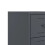 VidaXL vidaXL Bedside Cabinets Nightstand Bed Table Side Table 2 pcs Anthracite Steel 20