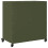 VidaXL vidaXL Sideboard Storage Cupboard Side Cabinet Highboard Olive Green Steel 9