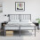 VidaXL vidaXL Bedside Cabinets Nightstand Bed Table Side Table 2 pcs Anthracite Steel 6