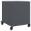 VidaXL vidaXL Bedside Cabinets Nightstand Bed Table Side Table 2 pcs Anthracite Steel 8