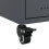 VidaXL vidaXL Bedside Cabinets Nightstand Bed Table Side Table 2 pcs Anthracite Steel 10