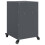 VidaXL vidaXL Bedside Cabinets Nightstand Bed Table Side Table 2 pcs Anthracite Steel 9