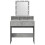 VidaXL (concrete grey) vidaXL Dressing Table with LED Cosmetic Table Vanity Makeup Table Sonoma Oak 15