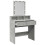 VidaXL (concrete grey) vidaXL Dressing Table with LED Cosmetic Table Vanity Makeup Table Sonoma Oak 19