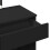 VidaXL (black) vidaXL Dressing Table with LED Cosmetic Table Vanity Makeup Table Smoked Oak 21
