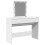 VidaXL (white) vidaXL Dressing Table with LED Cosmetic Table Vanity Makeup Table Smoked Oak 12