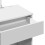 VidaXL (white) vidaXL Dressing Table with LED Cosmetic Table Vanity Makeup Table Smoked Oak 21
