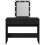 VidaXL (black) vidaXL Dressing Table with LED Cosmetic Table Vanity Makeup Table Smoked Oak 15