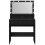 VidaXL (black) vidaXL Dressing Table with LED Cosmetic Table Vanity Makeup Table Smoked Oak 15