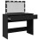 VidaXL (black) vidaXL Dressing Table with LED Cosmetic Table Vanity Makeup Table Brown Oak 9