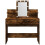 VidaXL (smoked oak) vidaXL Dressing Table with LED Cosmetic Table Vanity Makeup Table Grey Sonoma 15