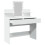VidaXL (white) vidaXL Dressing Table with LED Cosmetic Table Vanity Makeup Table Grey Sonoma 19