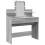 VidaXL (grey sonoma) vidaXL Dressing Table with LED Cosmetic Table Vanity Makeup Table Grey Sonoma 12