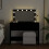 VidaXL (black) vidaXL Dressing Table with LED Cosmetic Table Vanity Makeup Table Brown Oak 6