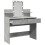 VidaXL (concrete grey) vidaXL Dressing Table with LED Cosmetic Table Vanity Makeup Table Grey Sonoma 19
