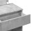 VidaXL (concrete grey) vidaXL Dressing Table with LED Cosmetic Table Vanity Makeup Table Brown Oak 21