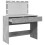VidaXL (concrete grey) vidaXL Dressing Table with LED Cosmetic Table Vanity Makeup Table Brown Oak 19