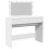 VidaXL (white) vidaXL Dressing Table with LED Cosmetic Table Vanity Makeup Table Brown Oak 18