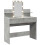 VidaXL (concrete grey) vidaXL Dressing Table with LED Cosmetic Table Vanity Makeup Table Grey Sonoma 18